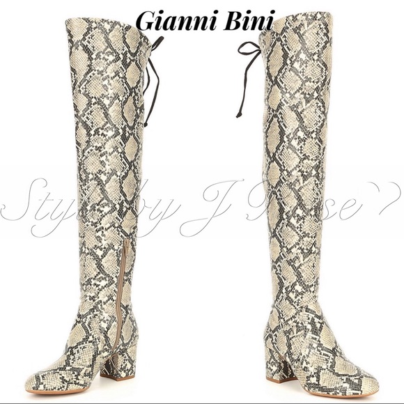 gianni bini snake boots